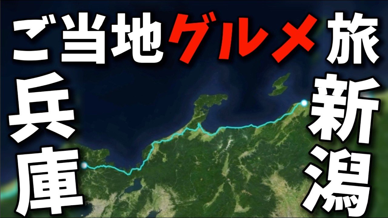 【車中泊】ご当地グルメ旅 新潟→兵庫 各県の道の駅で美味しいものを食べる