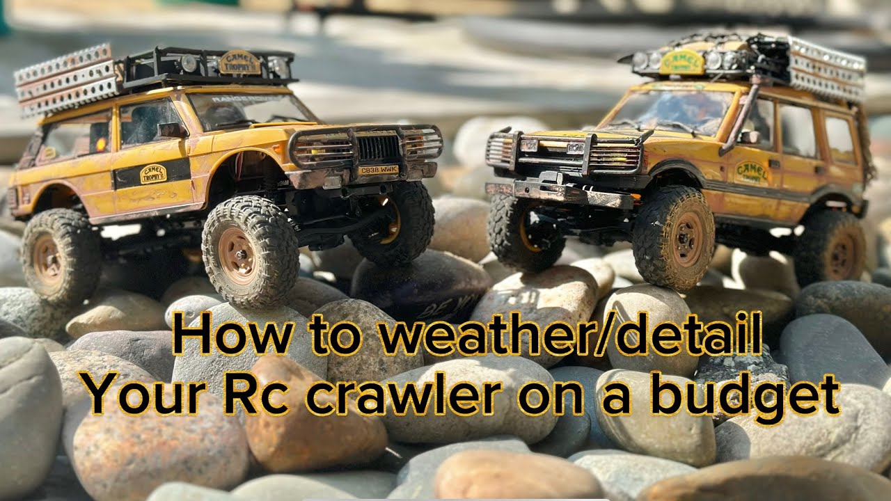 Fms Fcx24m camel trophy | weathering & adding scale accessories #trending #howto #rc #hobby #rccar