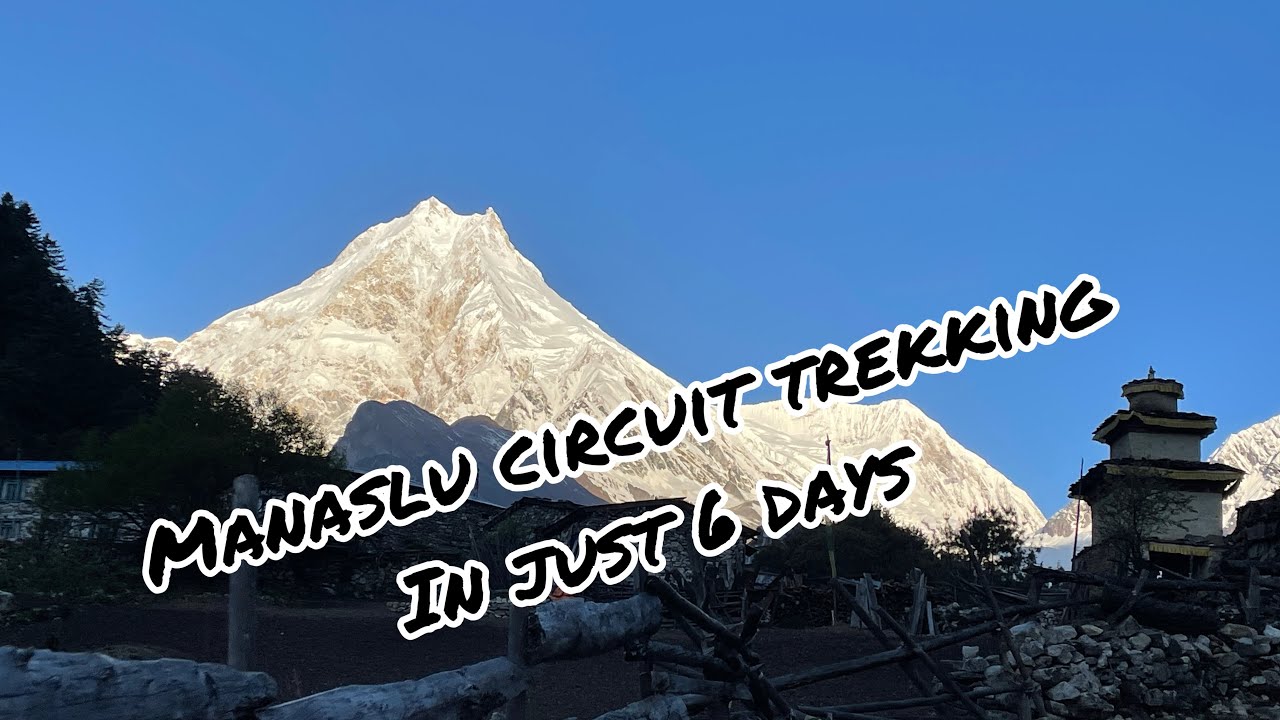 Trekking 171 km on Manaslu via larke pass || manaslu circuit trek #gorkha #manang