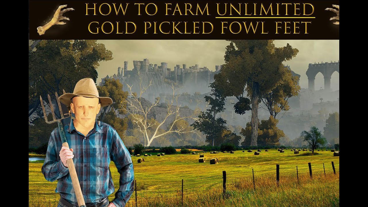 How to farm unlimited gold pickled fowl feet for 30% rune gain