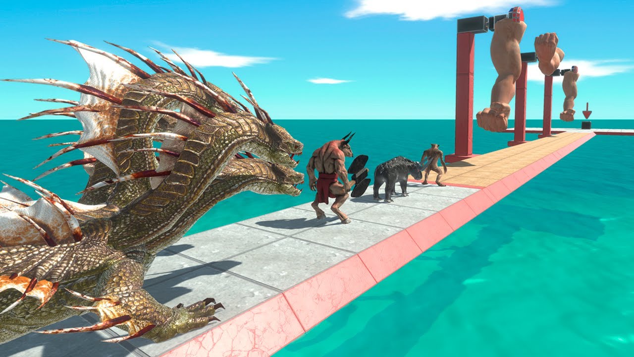 The Punching Bridge Challenge in ARBS - Animal Revolt Battle Simulator