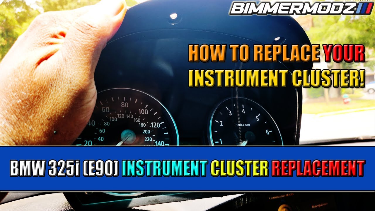 BMW (E90) INSTRUMENT CLUSTER PANEL REPLACEMENT!  NO NEED FOR PROGRAMMING!  PLUG AND PLAY!