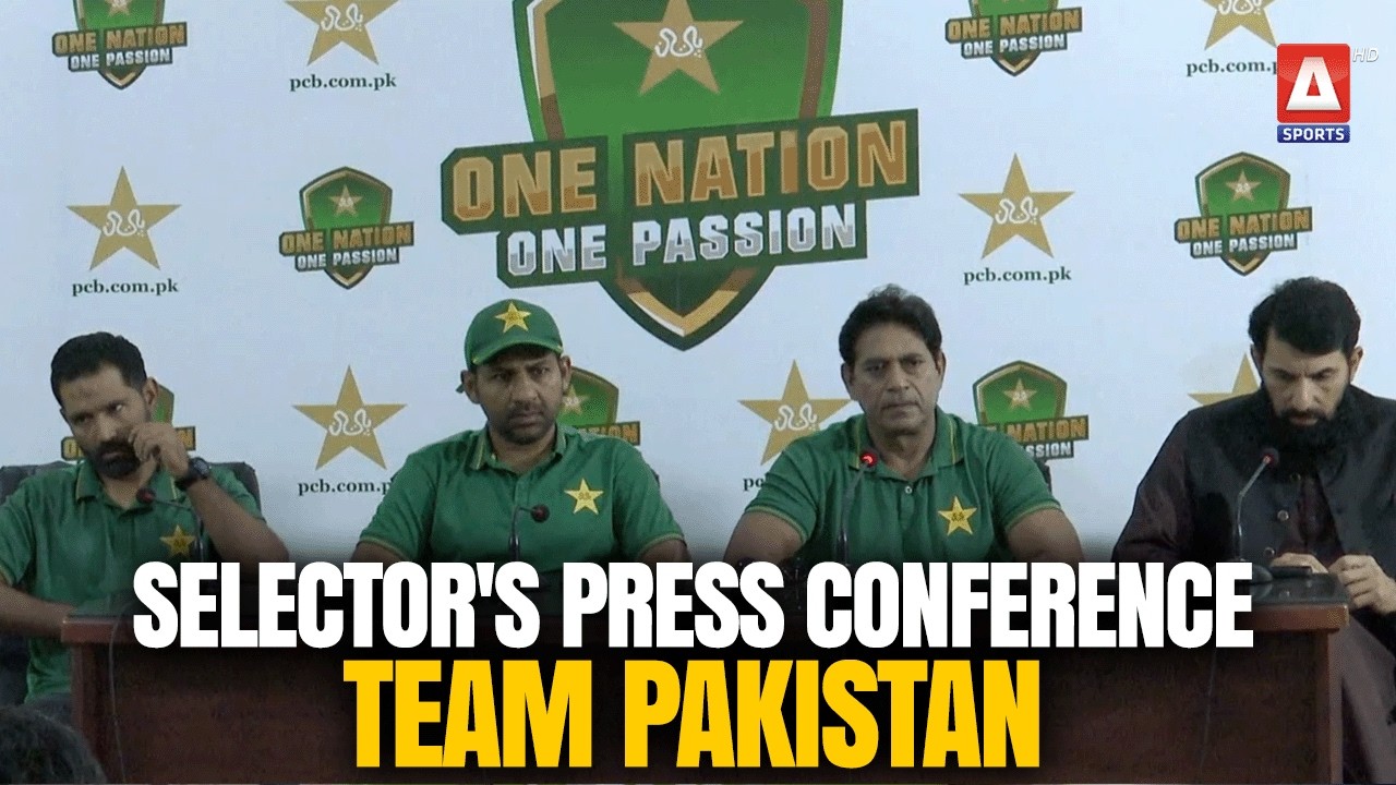 Selector's Press Conference | Asad Shafiq | Sarfaraz Ahmed | Aqib Javed | Misbah ul haq | A Sports