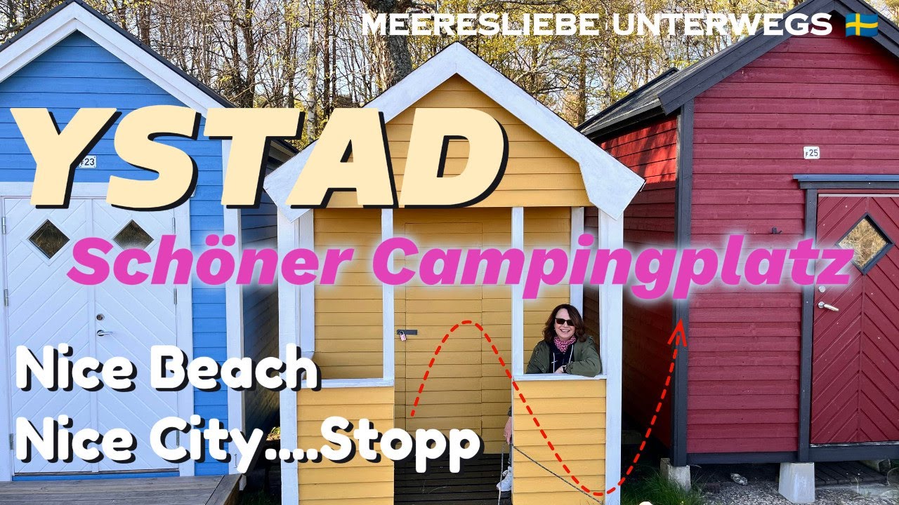 Unsere CamperTour nach Schweden in die Wallander Stadt YSTAD #sverige #campingplatz #camper #ystad
