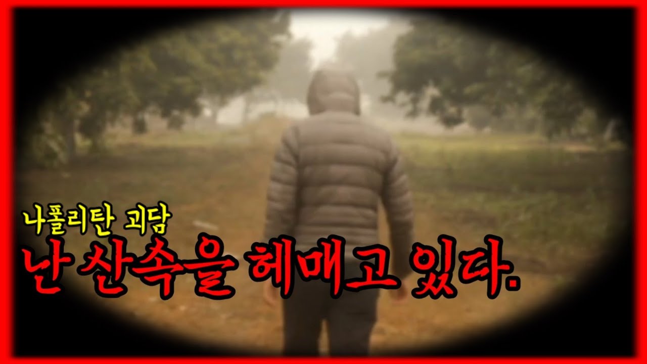 【심랑괴】방향감각을 상실한 지는 꽤 오래된것 같다. -나폴리탄 괴담 조난자 매뉴얼 [괴담][무서운이야기]