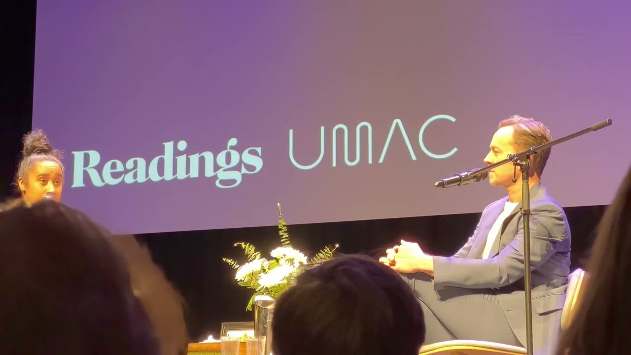 Darren Hayes Unlovable Melbourne book launch. Darren Hayes in conversation with Sosefina Fuamoli.