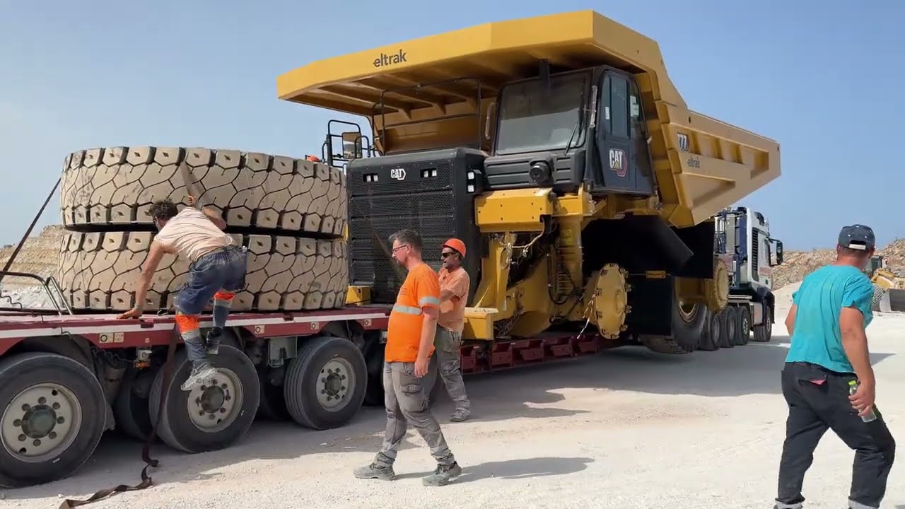 4 Hours Of Heavy Transports, Mines , Quarries, Marble Quarries - Mega Machines Movies - 4k