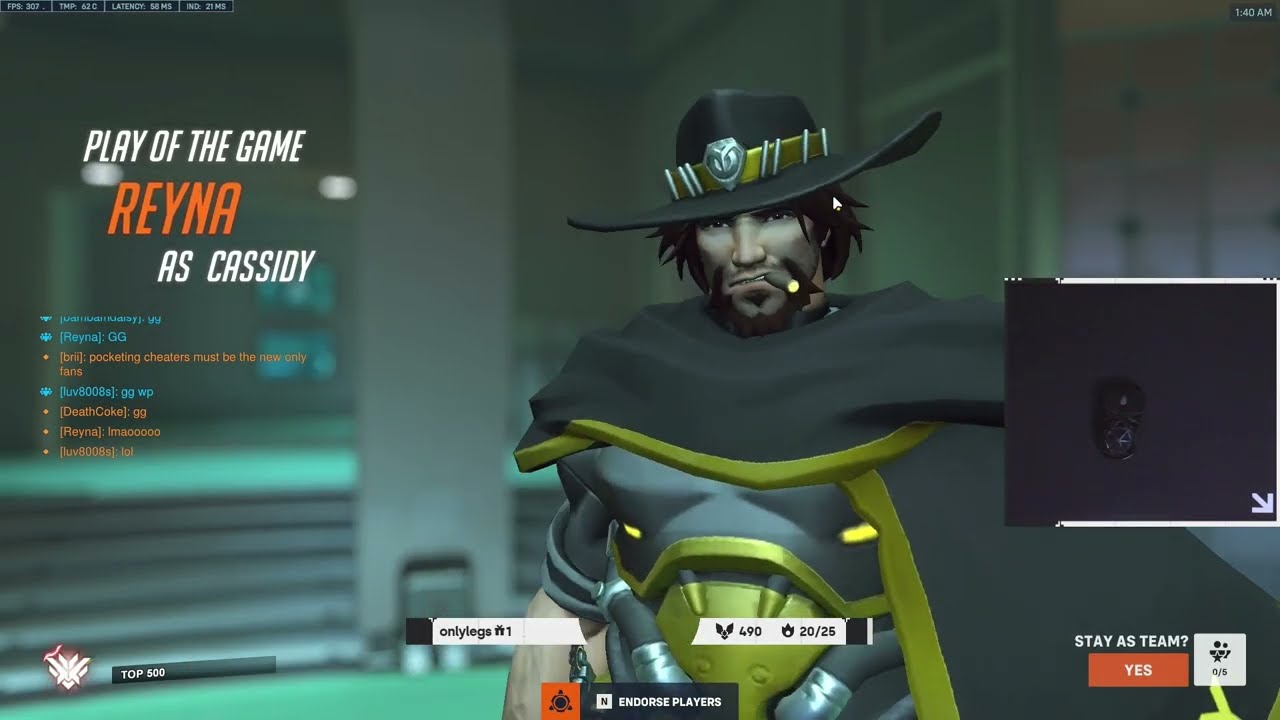 CASS META?! POTG! 53 ELIMS! 25K DMG! GALE CASSIDY OVERWATCH 2 SEASON 5 GAMEPLAY TOP 500