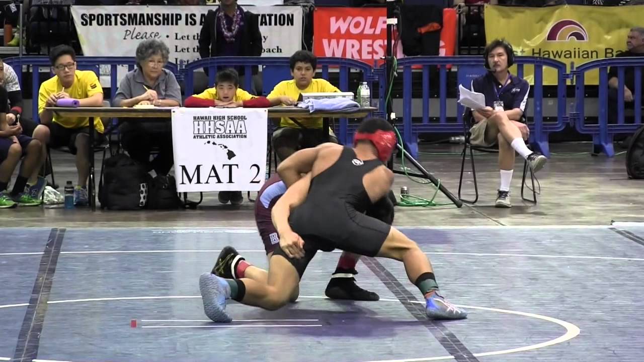 2015 HHSAA state wrestling: 145 boys final
