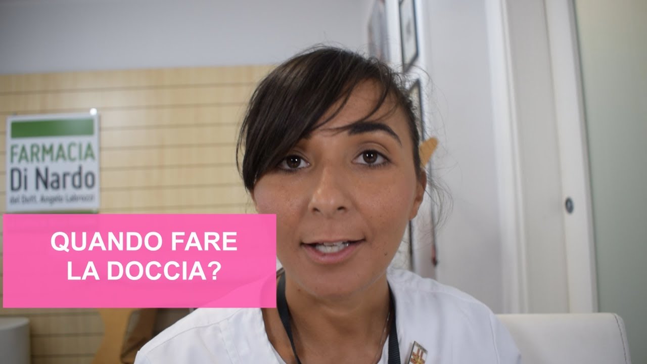 Doccia: ogni quanto farla?