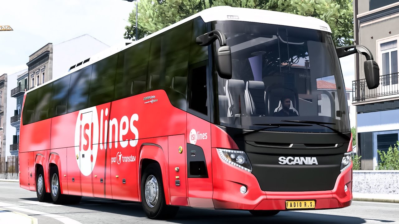 New Scania Touring Hd | Ets 2 Bus Mod 1.46 Gameplay (1.46)