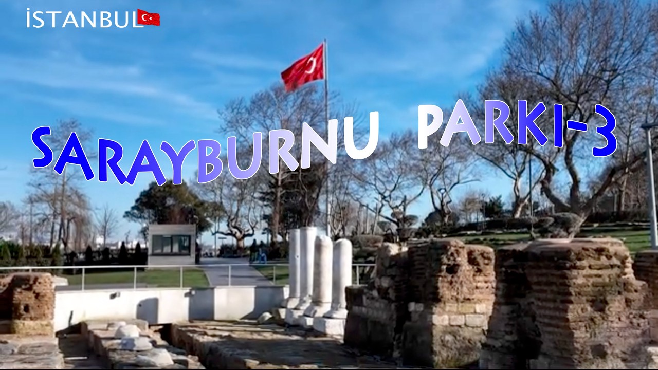 Adım adım İSTANBUL/ Sarayburnu Parkı-3 / 4K Walking Tour