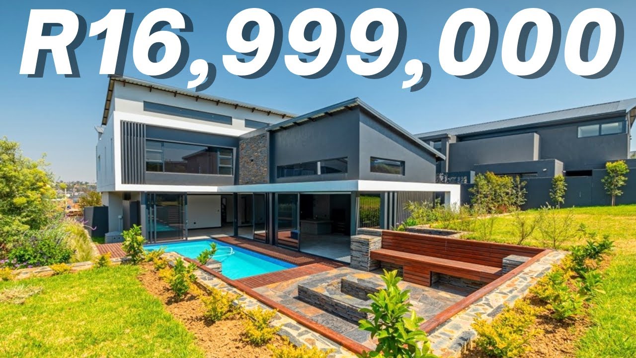 Inside CONTEMPORARY ENTERTAINERS HOME in Waterfall Country Estate