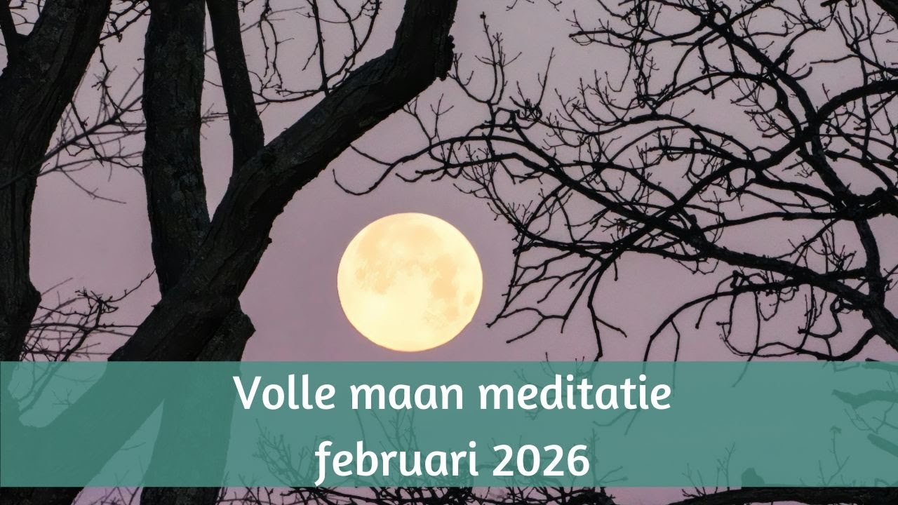 Volle maan meditatie februari 2026: zelfvertrouwen