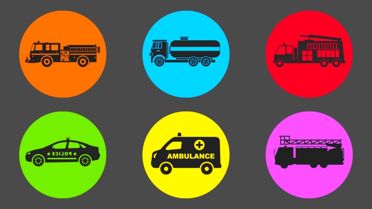 Mobil Pemadam & Penyelamat: Mobil Damkar, Mobil Ambulan dan Mobil Polisi.