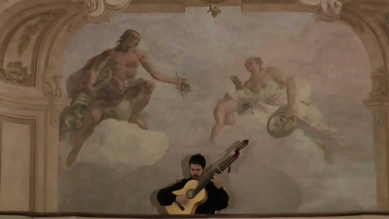 Sylvius Leopold Weiss, Allegro d-moll (Sonata n.35, Dresden Manuscript), Guitar: Mauro Zanatta