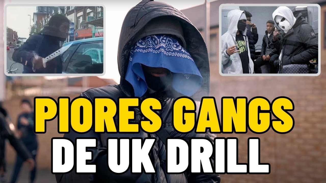 5 PIORES GANGS DE DRILL DO REINO UNIDO 🇬🇧 🔪