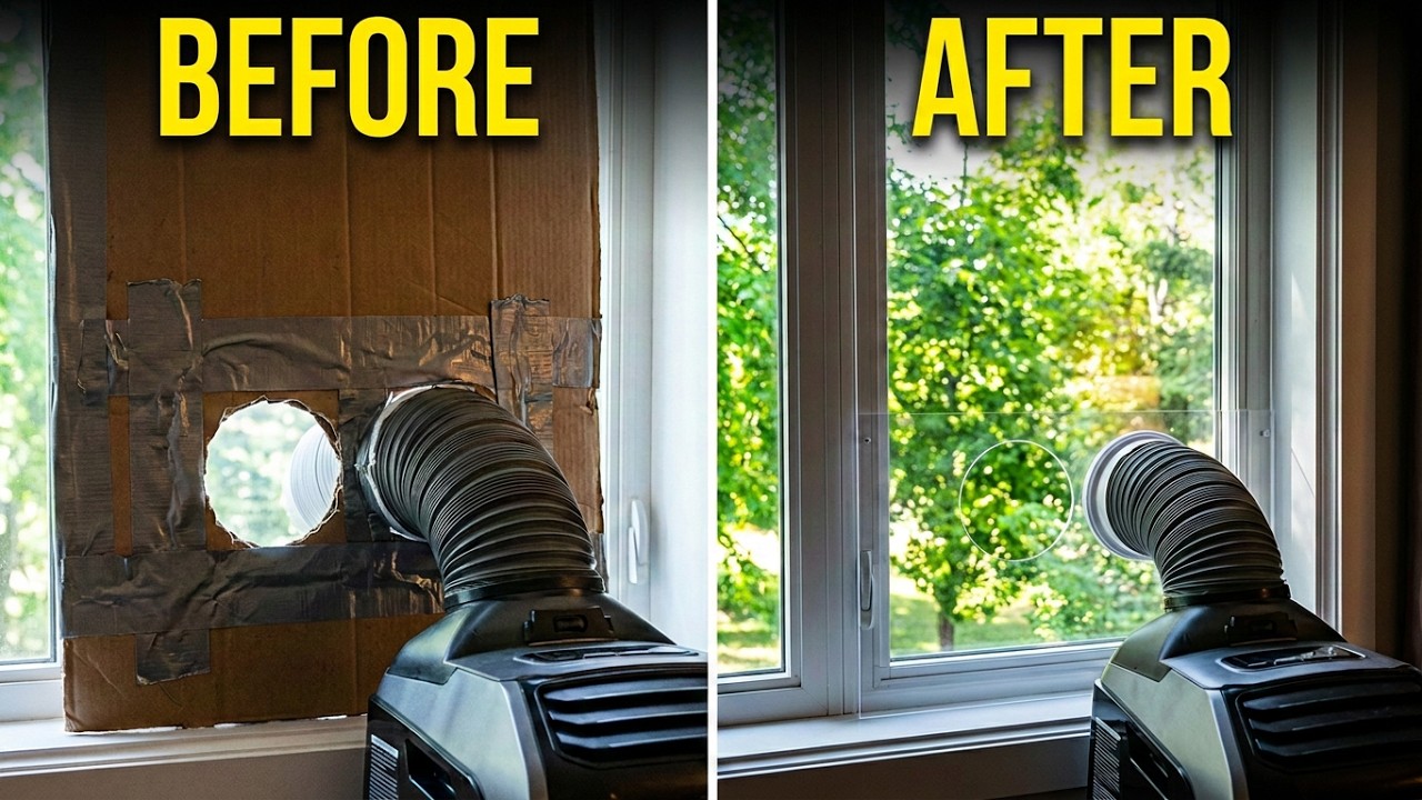 How to Vent a Portable Air Conditioner through a Window
