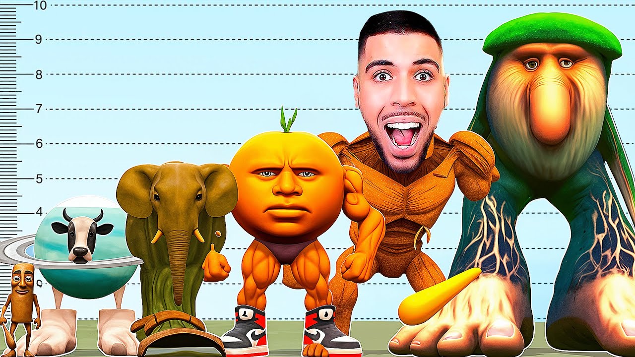 QUEL PERSONNAGE TUNG TUNG SAHUR EST LE PLUS GRAND ?! Brainrot Comparaison