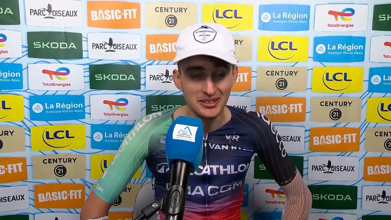 Tour Auvergne-Rh&ocirc;ne-Alpes 2026 - La r&eacute;action de Paul Seixas apr&egrave;s la 7e &eacute;tape