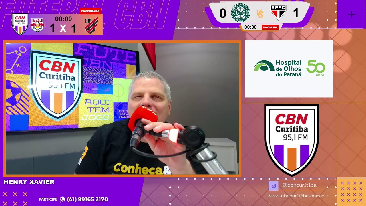 BRAGANTINO X ATHLETICO | CORITIBA X SÃ PAULO #BRASILEIRO SÉRIE A l CBN Curitiba | 25/02/2026