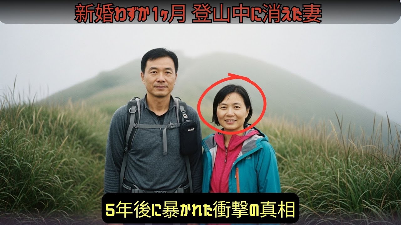 2001年、新婚わずか1ヶ月で登山中に消えた妻――5年後、静かに暴かれた衝撃の真実