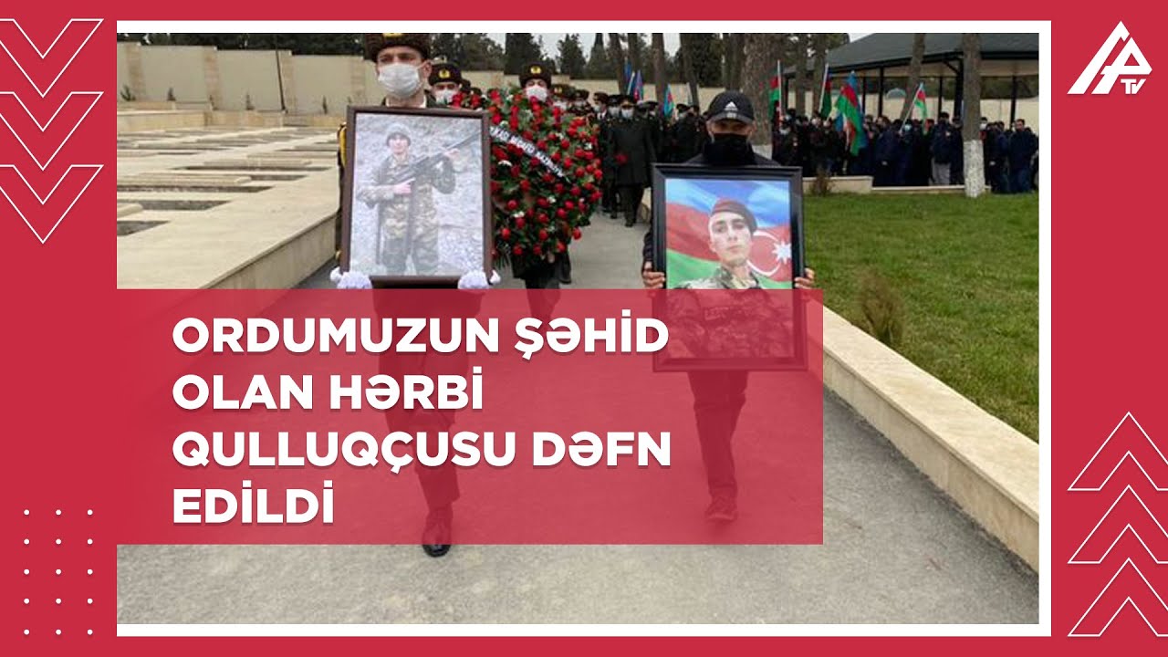 Şəhid olan daha bir hərbi qulluqçumuz dəfn edilib