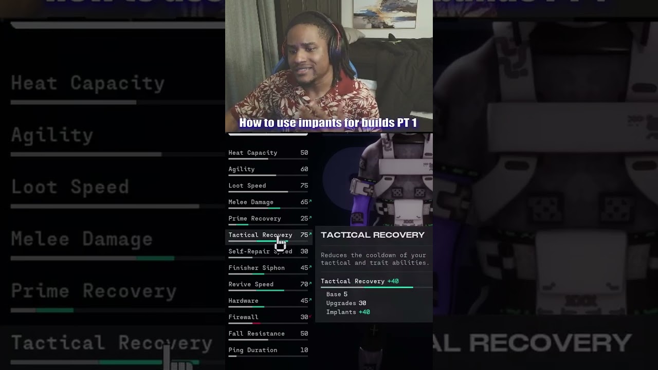 How to Balance Stats and Implants in Marathon PT 1 #marathongame #marathontips #marathongameplay