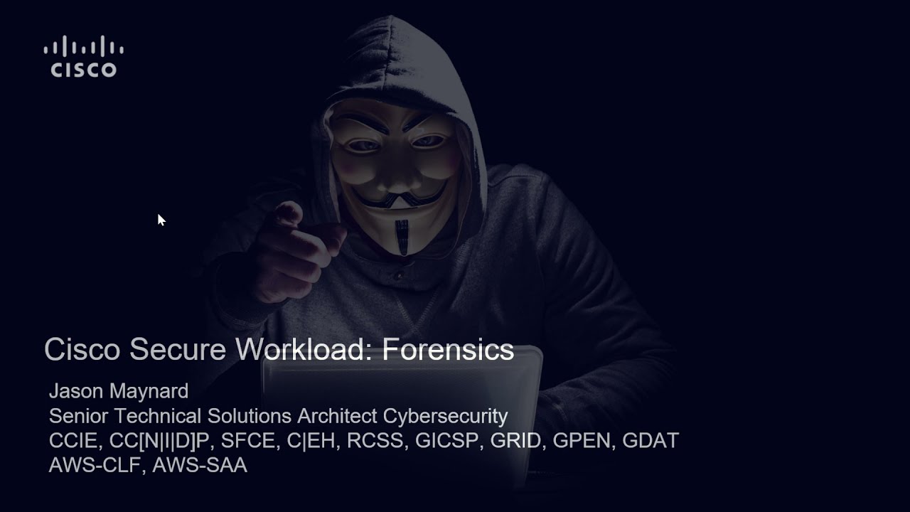 Cisco Secure Workload: Forensics