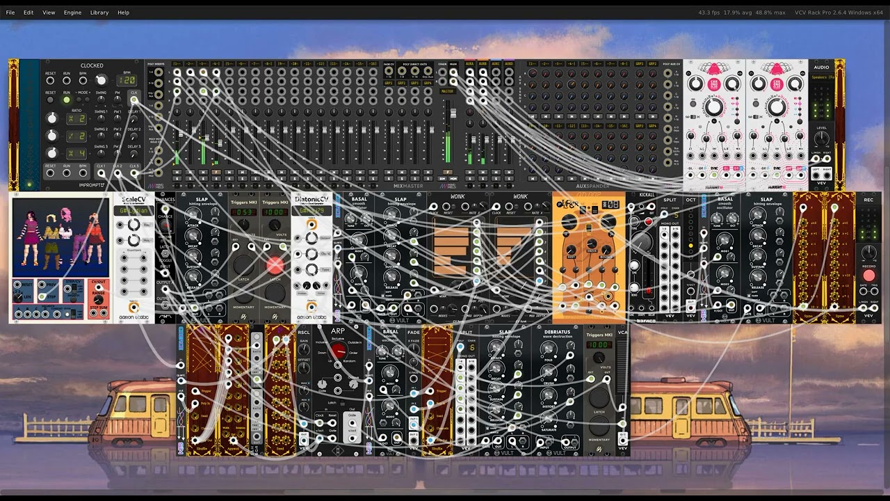 Dress me Up and Shake - Extended Mix ⸸ Ambient VCV Rack ⸸ No AI