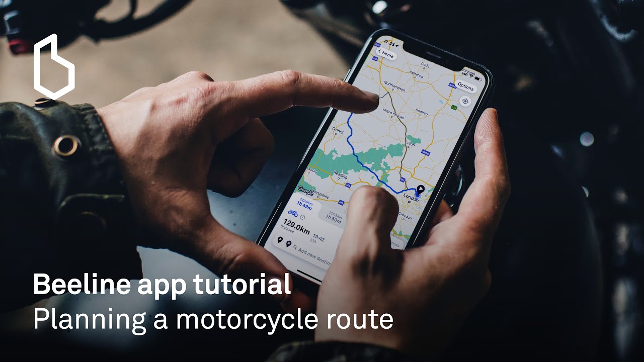 Planning a motorcycle route | Beeline Moto app tutorial