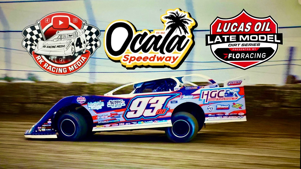 Highlights from the Lucas Oil Late Model Dirt Series finale from Ocala Speedway#dirttrackracing