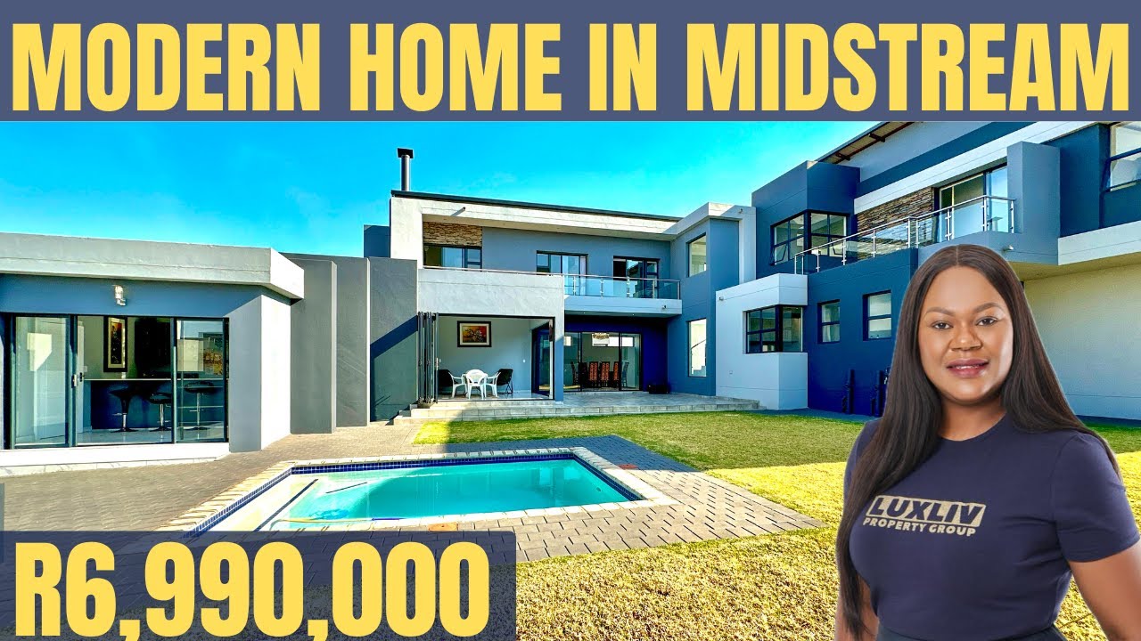 R6,990,000 Stunning 5 Bedroom Modern Home for Sale in Midstream Ridge