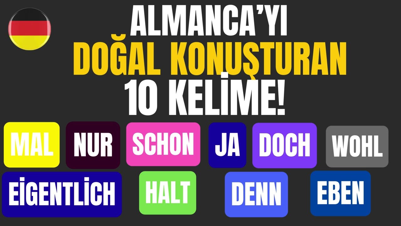 B1 Almanca’yı Ana Dili Gibi Konuşturan 10 Kelime! 🇩🇪#almanca #almancaöğreniyorum