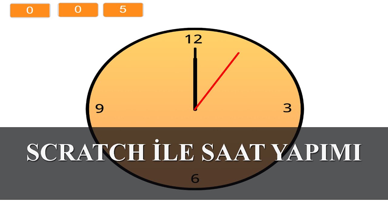 Scratch ile Analog Saat Yapımı