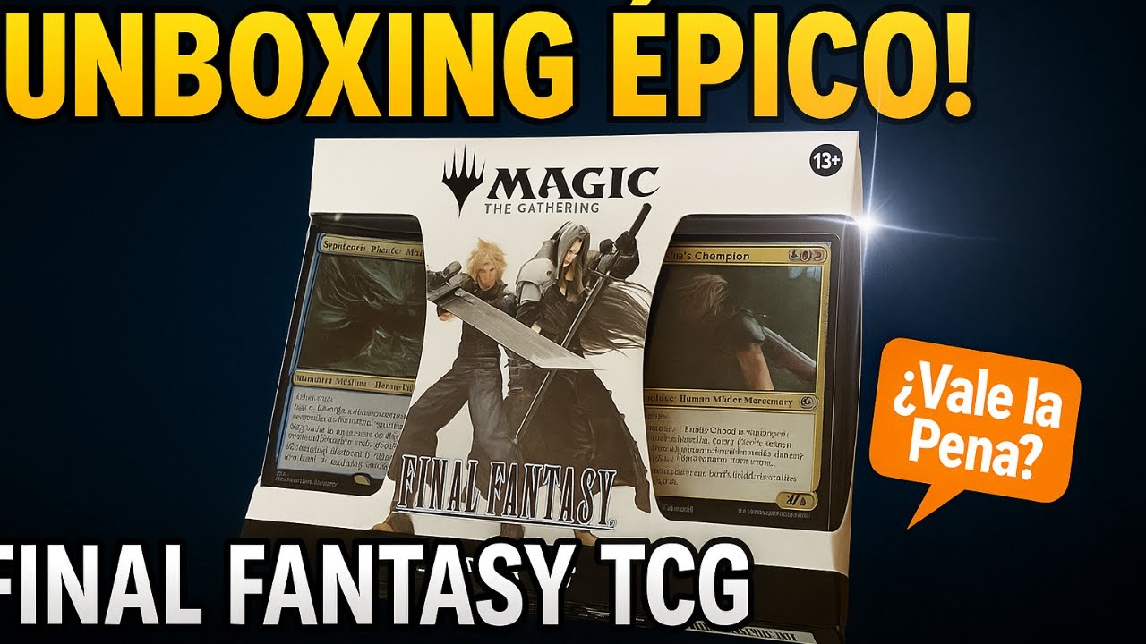 ¿Vale la pena comprar el starter kit Final Fantasy MTG? Unboxing Español