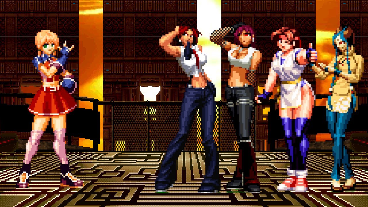 [KOF Mugen] ❤️ Athena Maria vs Vanessa Team | 🔥 Epic Fight