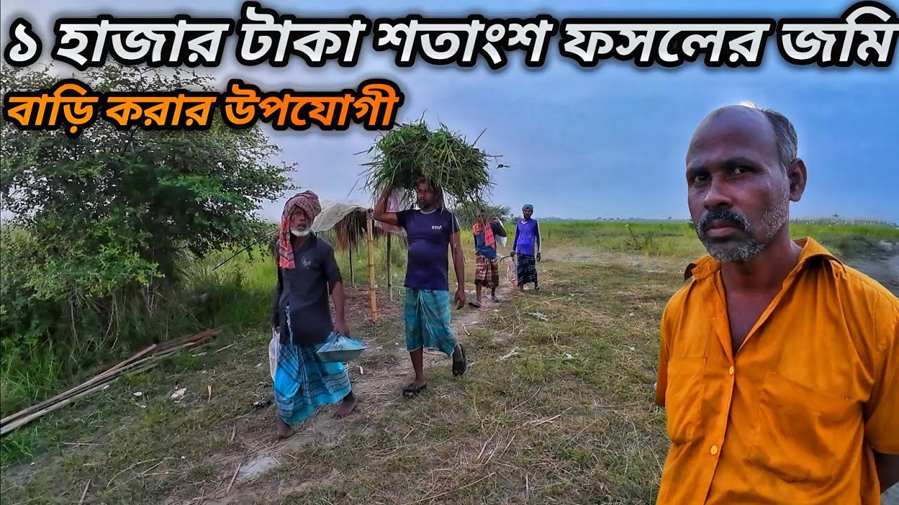 ১ হাজার টাকা শতাংশ জমি কিনে বাড়ি করতে পারবেন | ফলের বাগান ও খামার বাড়ি করার উপযোগী | Grammo Jibon