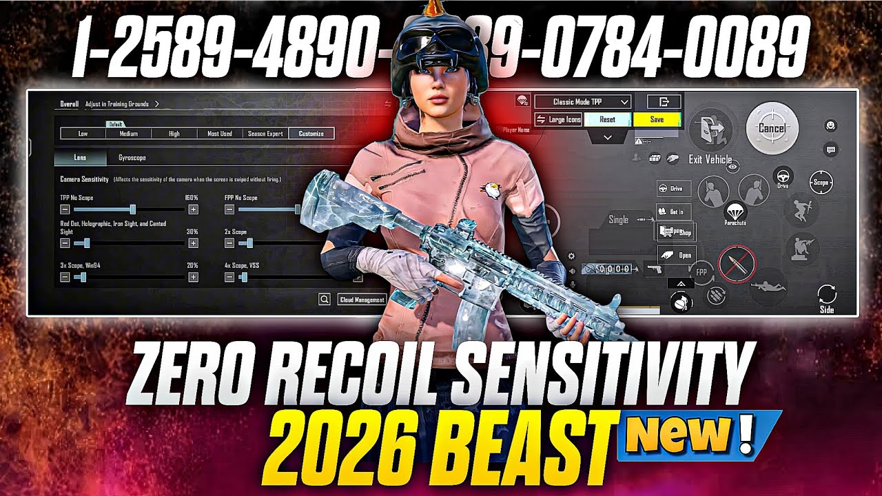 🥵 BGMI 4.2 UPDATE SENSITIVITY🔥 | BEST ZERO RECOIL SENSITIVITY FOR BGMI | SENSITIVITY SETTING CODE 