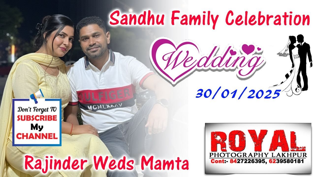 Live wedding Ceremony of Rajinder & Mamta Kumari All Sandhu Family 09/11/2025
