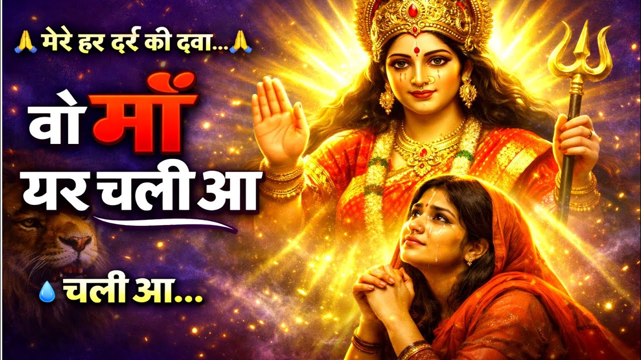 मेरे हर दर्द की दवा बन चली आ 😭🙏 | वो माँ घर चली आ | Emotional Maa Bhakti Song 2026