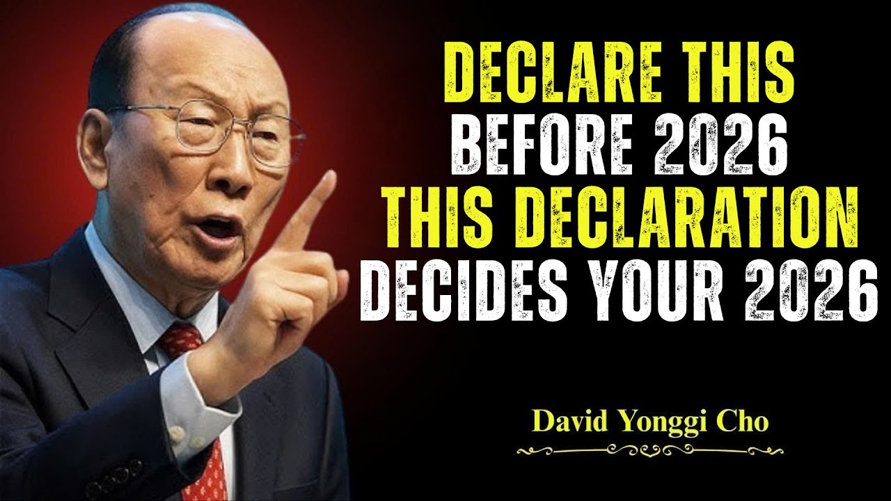 STOP Waiting! Declare THIS Before December Ends 💰- Dr. David Yonggi Cho's