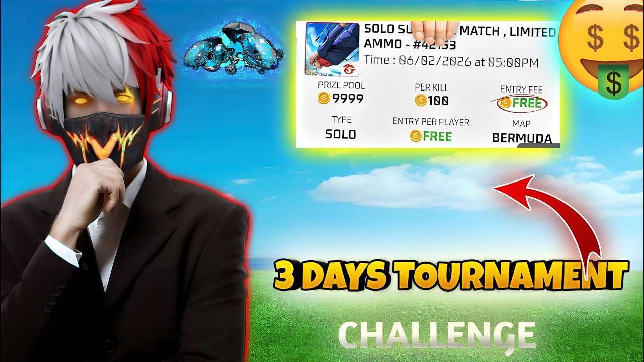 Free Fire 🔥 | 3 Days Tournament Challenge Begins!