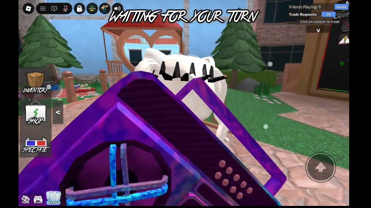Jogando Murder Mistery no (roblox)