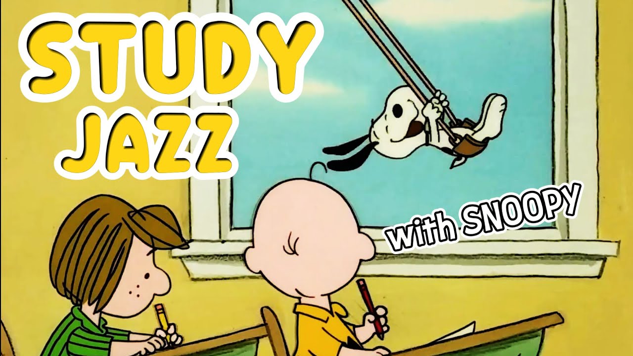 [𝐩𝐥𝐚𝐲𝐥𝐢𝐬𝐭] Study Jazz with Happy Snoopy 🧐✨Calm Jazz Vibes for Work, Study & Chill
