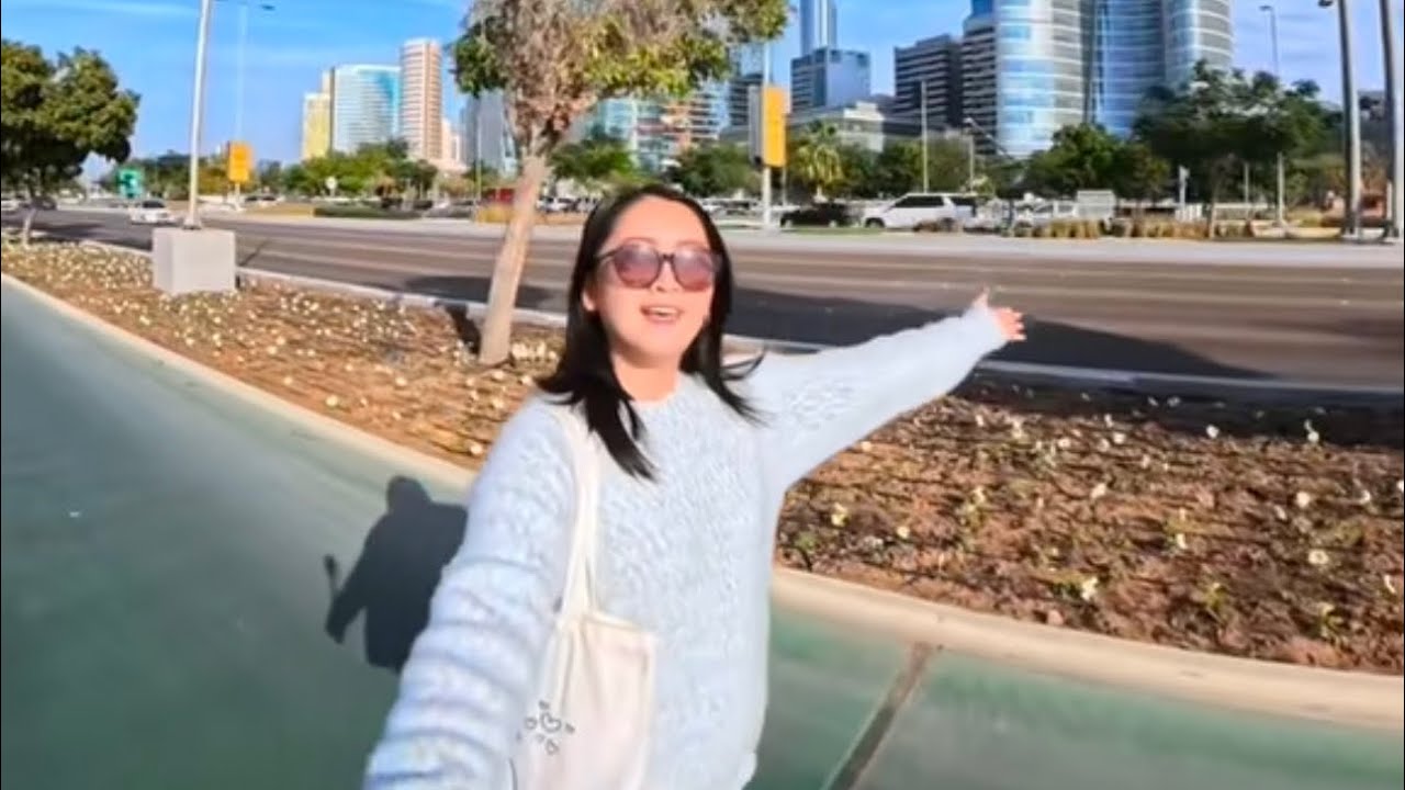 Corniche beach in abu dhabi PART 1