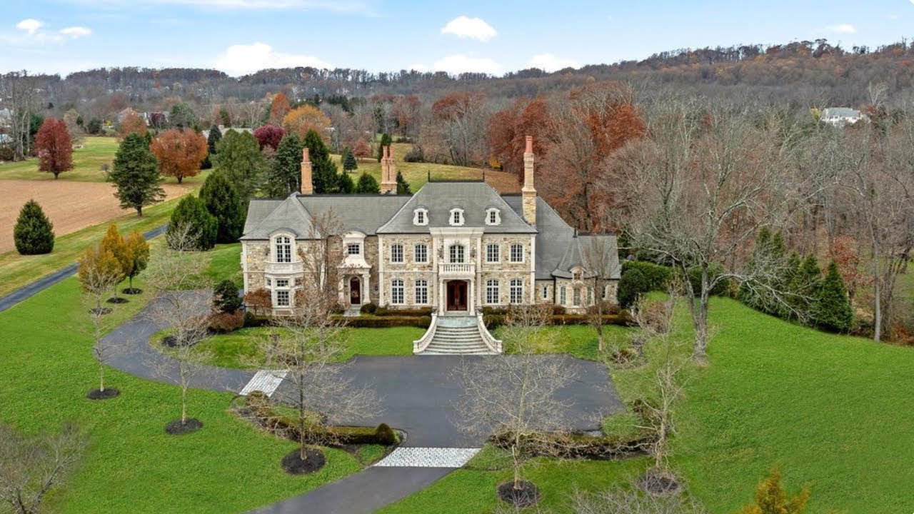 TOURING a FRENCH-STYLE CHÂTEAU MASTERPIECE in PENNSYLVANIA | 5965 Pidcock Creek Rd | SERHANT. Tour