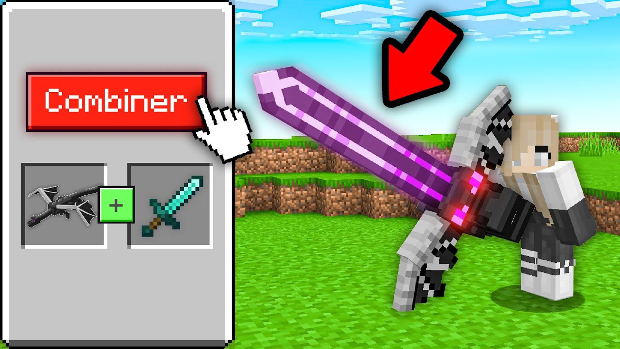 J'ai Ajouté les Armes de TOUT les Mobs de Minecraft.. !