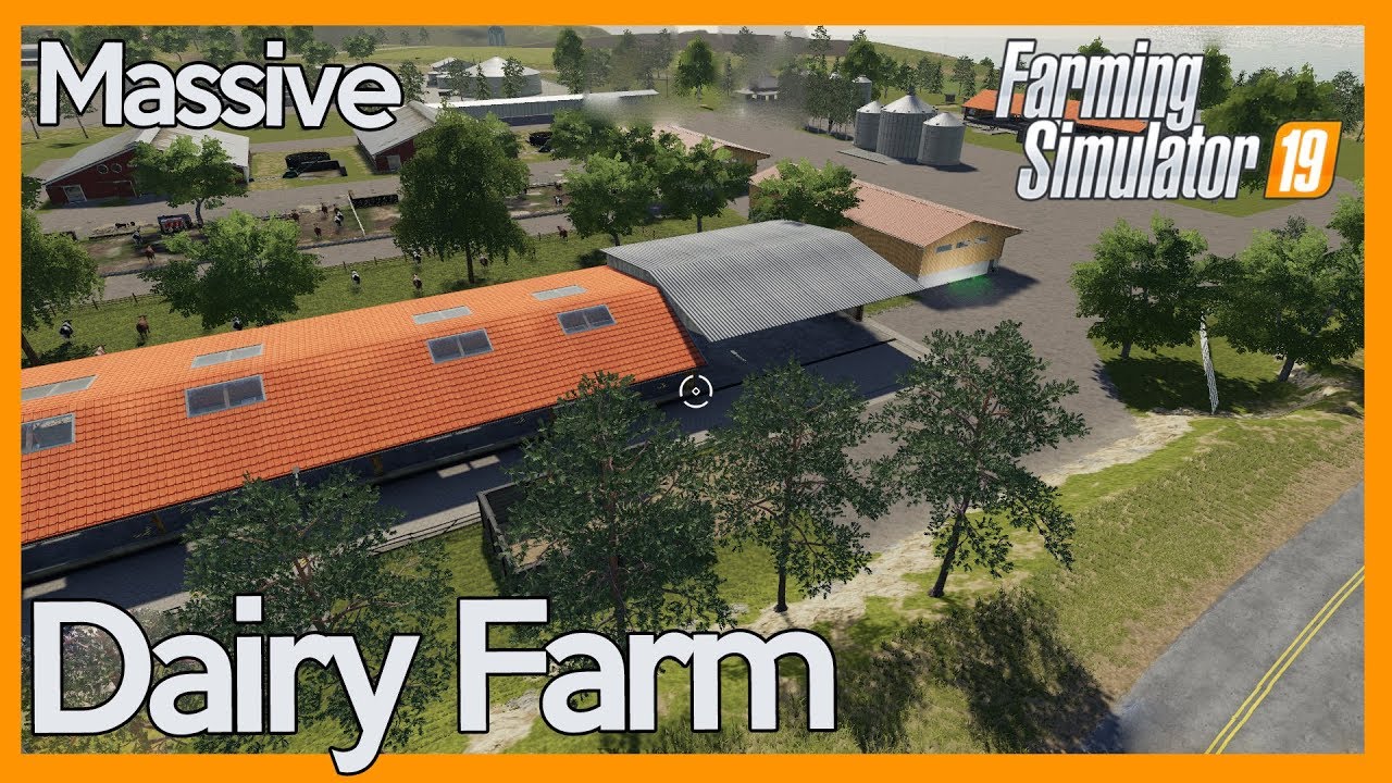 FS19 - Building A Massive Dairy Farm - Timelapse