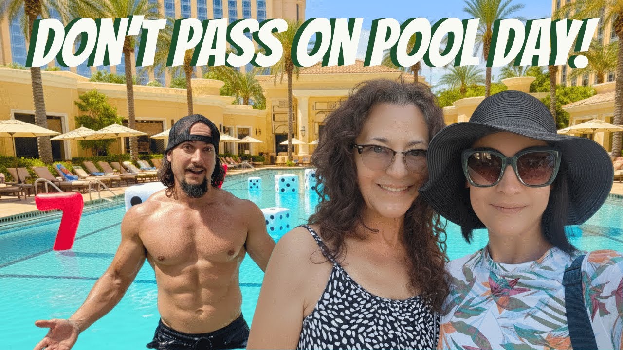 CAN BETTING the DON'T PASS FUND your SLOT PLAY for an ENTIRE DAY in LAS VEGAS!?! | PALAZZO POOL DAY!